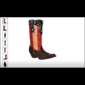 Durango crush American Stars and Stripes western boots